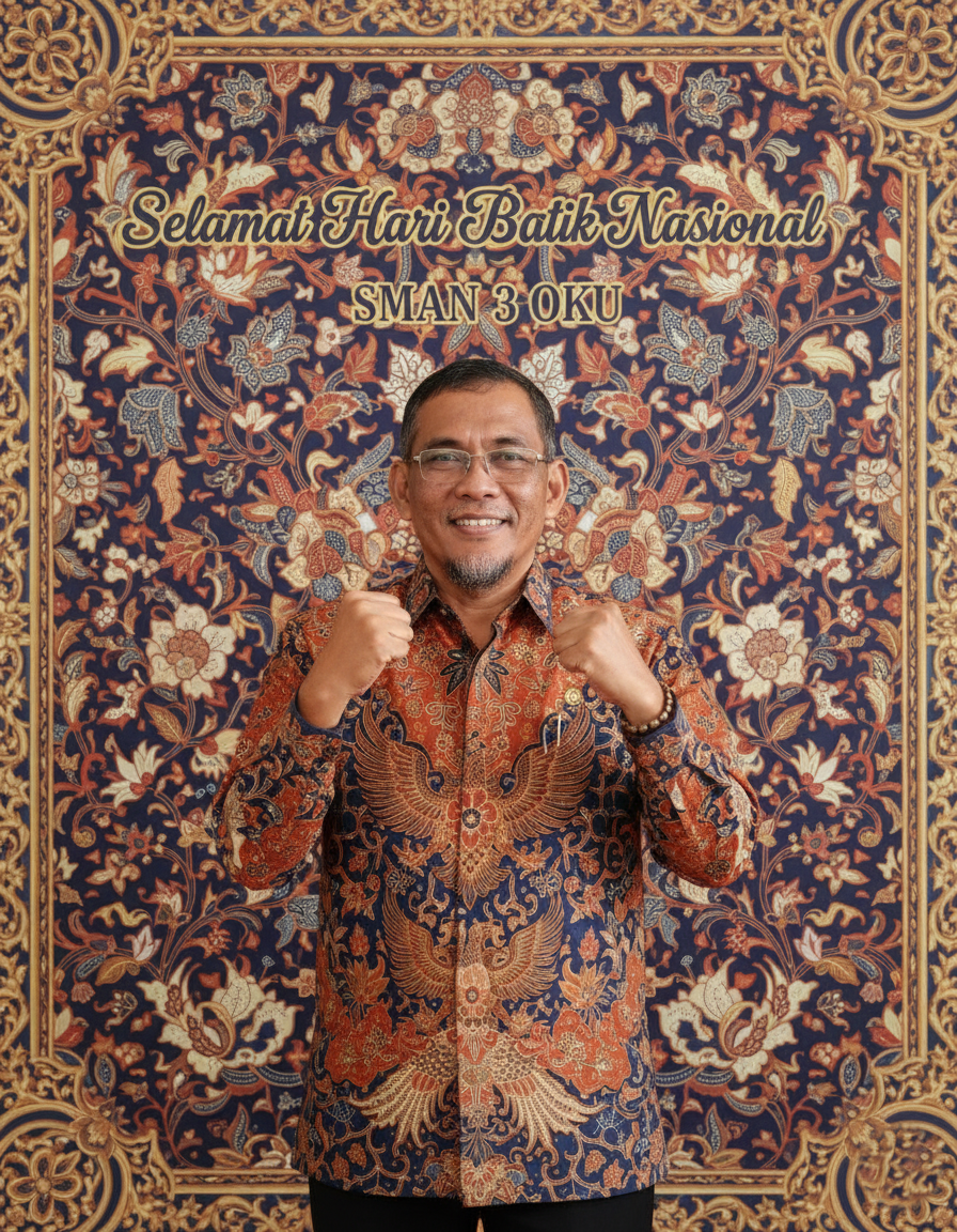 Hari Batik Nasional di SMAN 3 OKU